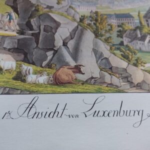 Liuksemburgo graviūros spaudiniai C.W. Selig 1814