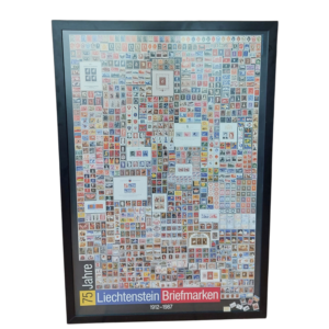 Pašto ženklų plakatas