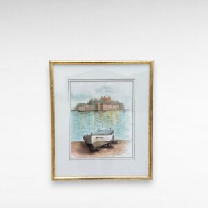 Akvarelė „Valtis“ M. Hoffmann