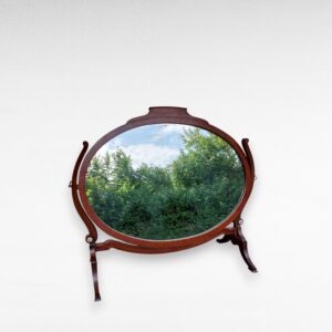 Antikvarinis ovalus veidrodis