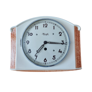 Vokiškas keraminis sieninis laikrodis