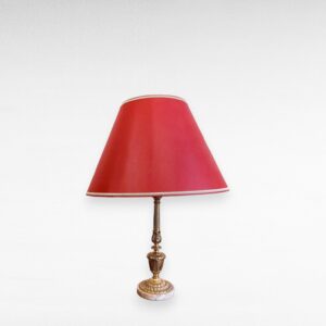 Prancūziškas stalo šviestuvas su marmuru