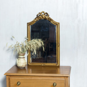 Prancūziškas auksuoto rėmo veidrodis