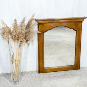 Veidrodis mediniu rėmu