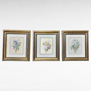 Vintažiniai paveikslėliai ant šilko